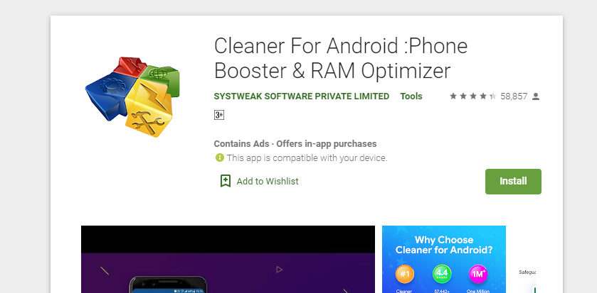 Cleaner Phone Booster & RAM Optimizer best cleaner for android