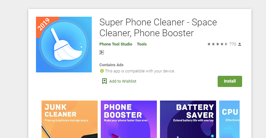 super phone cleaner - cache clean best cleaner for andorid