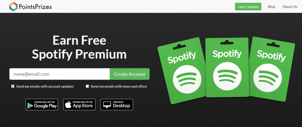 get free spotify premium account