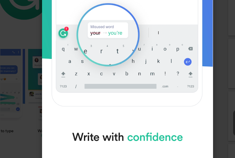 Grammarly keyboard app for android