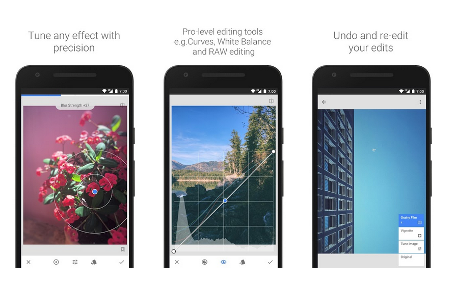 Snapseed - photo editing apps 2020