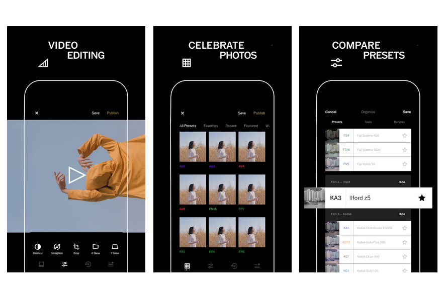 VSCO Photo and video editor app