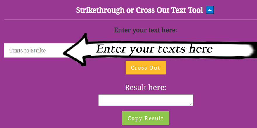 strikethrough text generator
