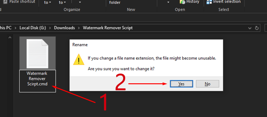 remove the activate windows watermark