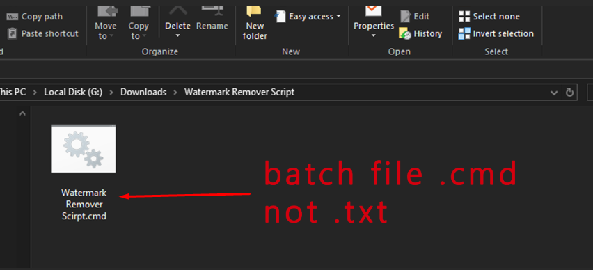 Remove Activate Windows Watermark using Batch Script 3