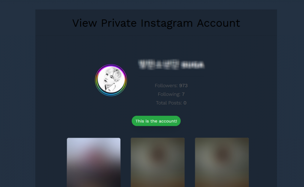 How to view private instagram accounts method 1 1 - [Method] Easily View Private Instagram Accounts