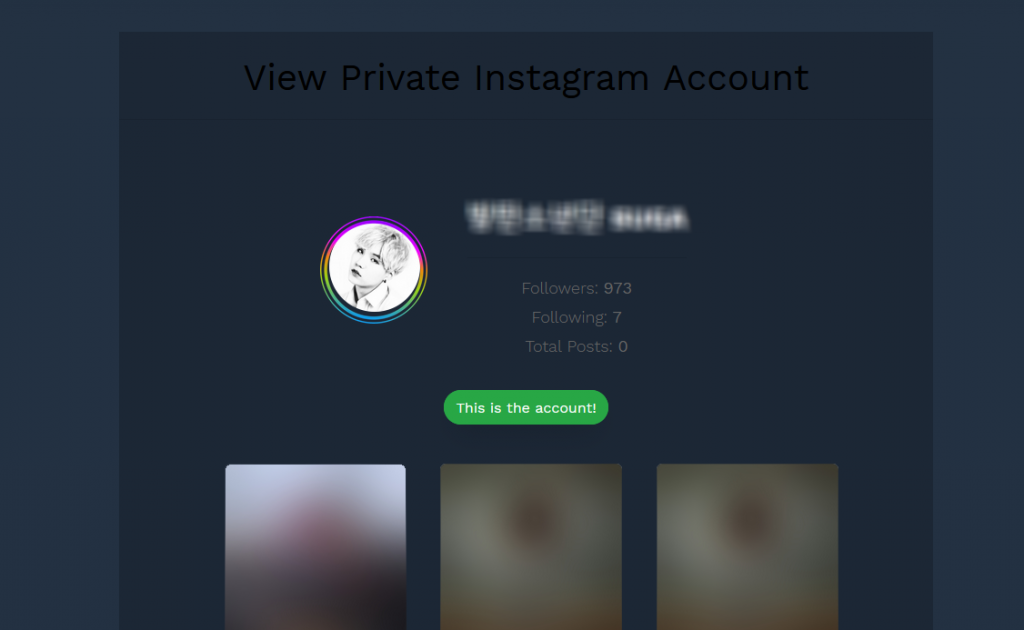 [Method] Easily View Private Instagram Accounts - FakeData