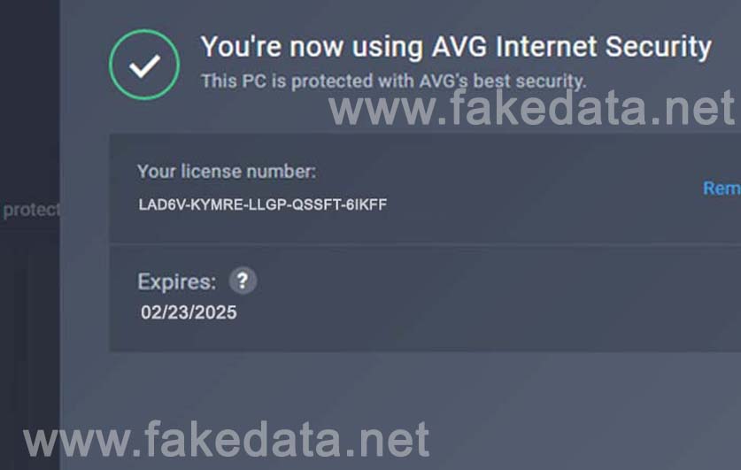 avg antivirus license key till 2020