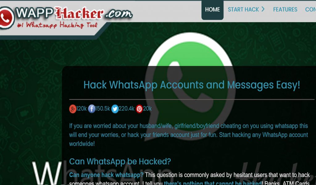 hack whatsapp account