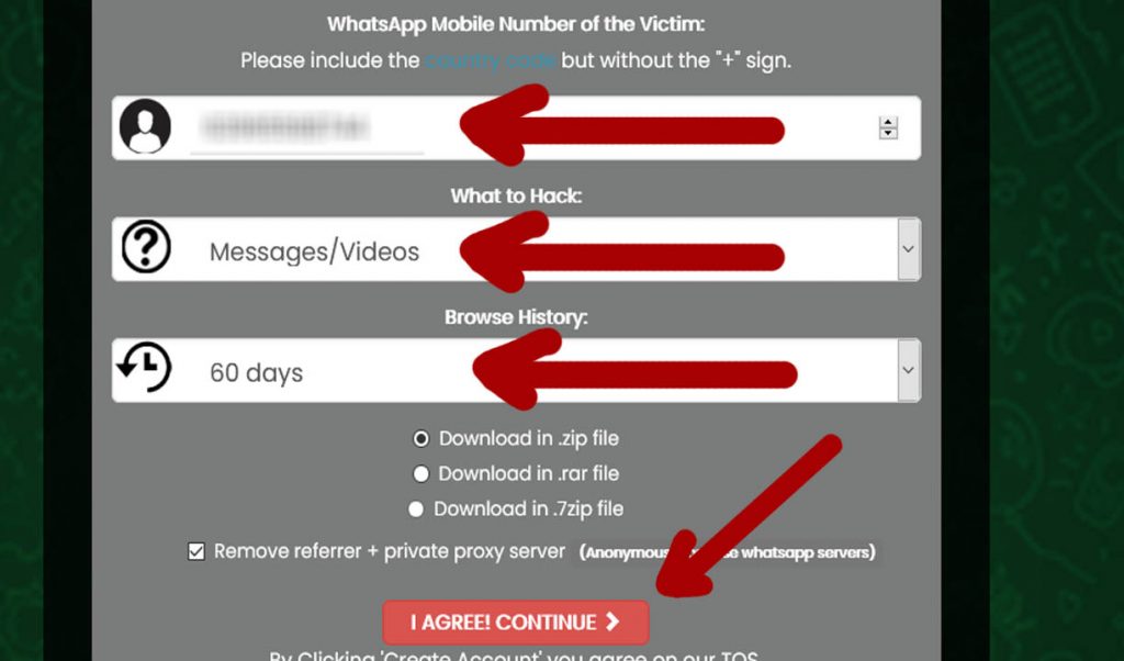 how to hack whatsapp account