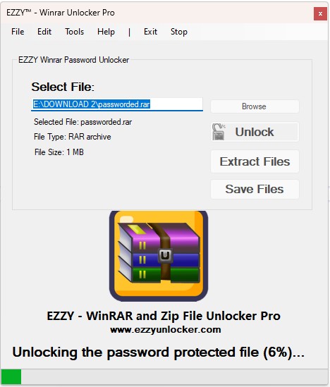 EZZY Winrar Unlocker tool