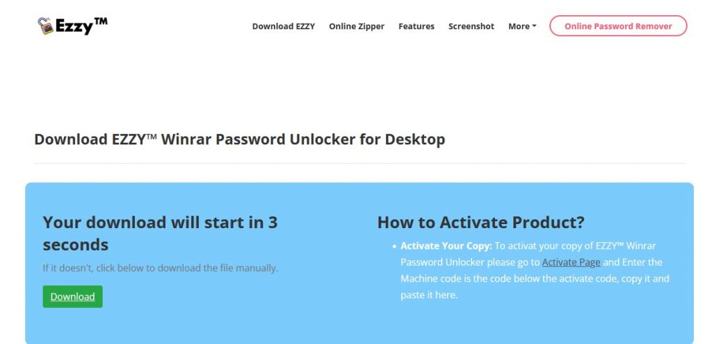 Download EzzyUnlocker Rar Zip Files