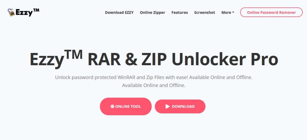 EzzyUnlocker.com online zip file password remover - How to Zip Files Online with EzzyUnlocker.com
