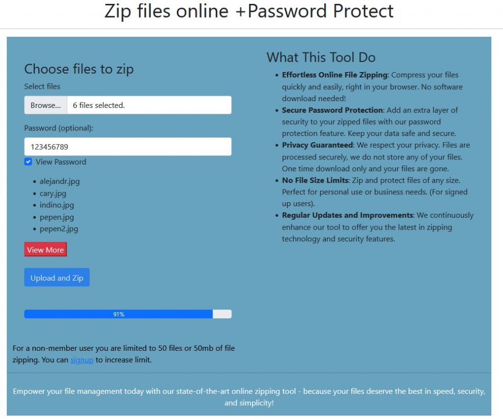 How to use ezzyunlocker.com online zipping tool 2 - How to Zip Files Online with EzzyUnlocker.com